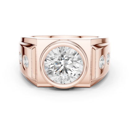 Phantom Stone Men Solitaire Ring