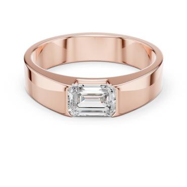 Aether Solitaire Ring for Men