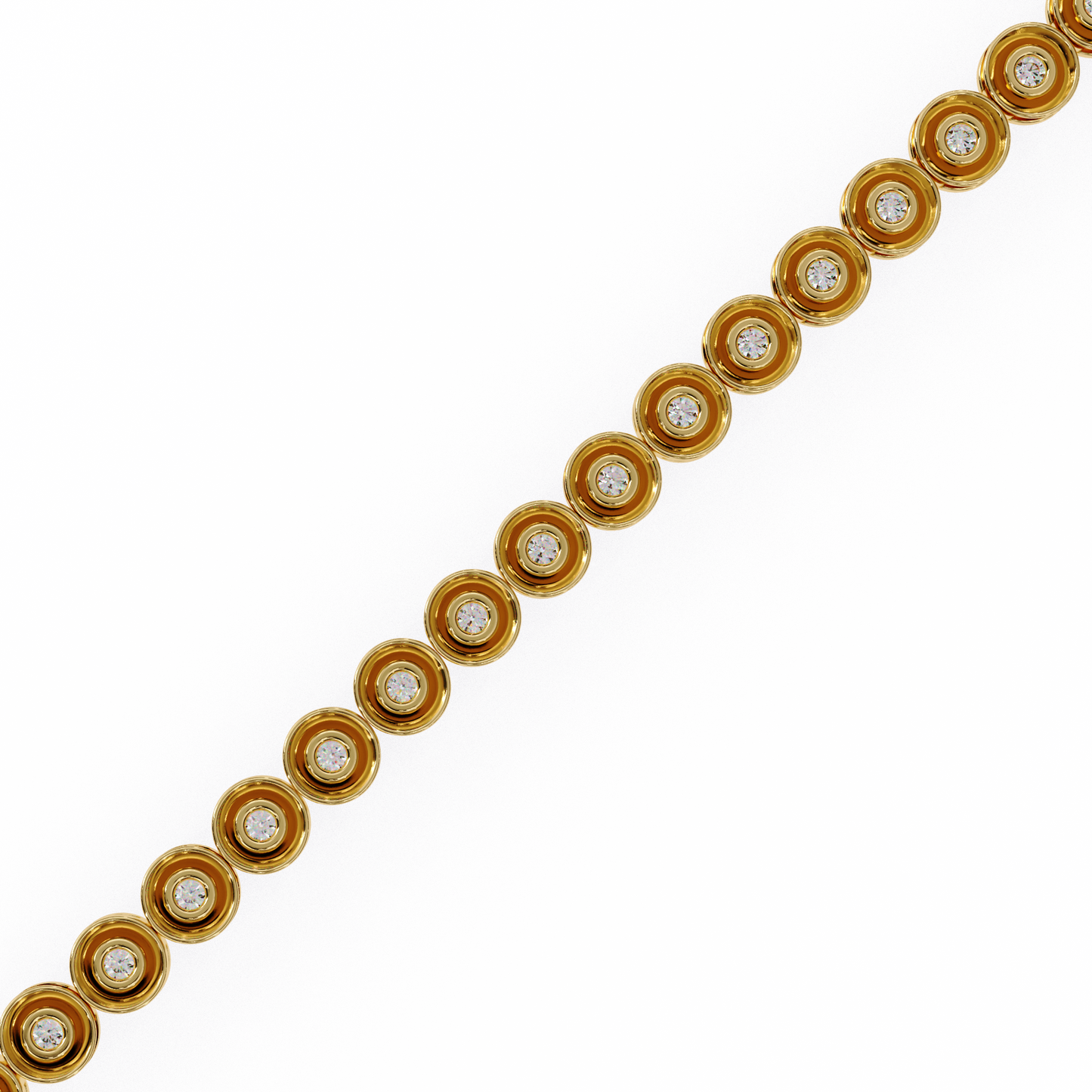 NovaStrip Diamond Line Tennis Bracelet