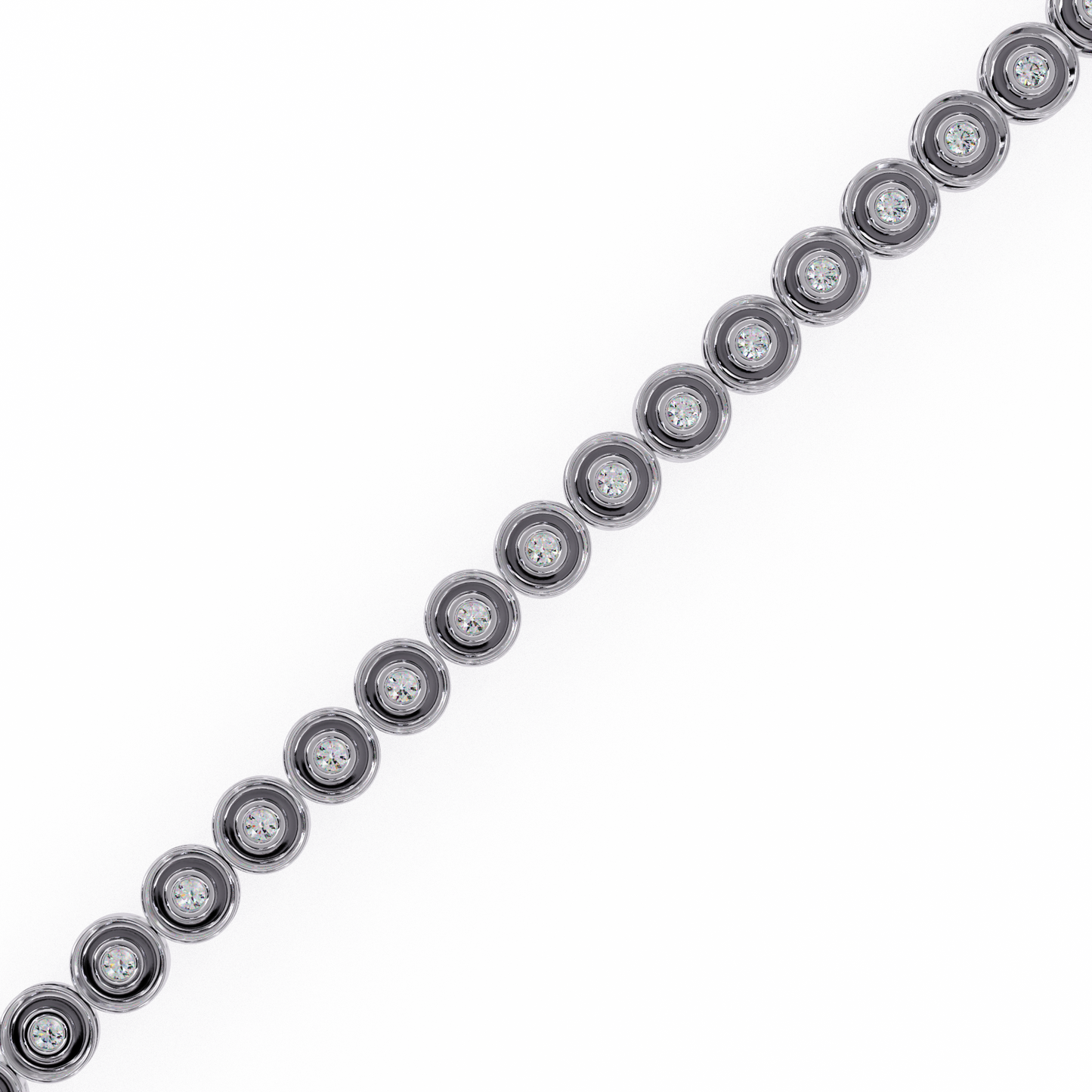 NovaStrip Diamond Line Tennis Bracelet