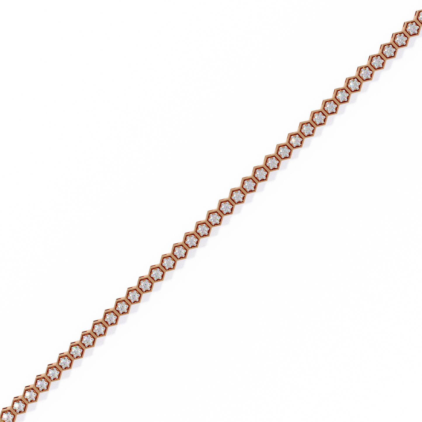 Arqline Row Diamond Bracelet