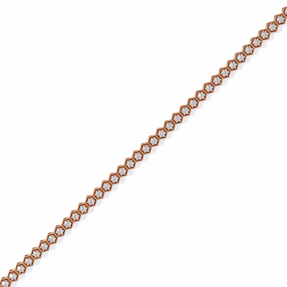 Arqline Row Diamond Bracelet