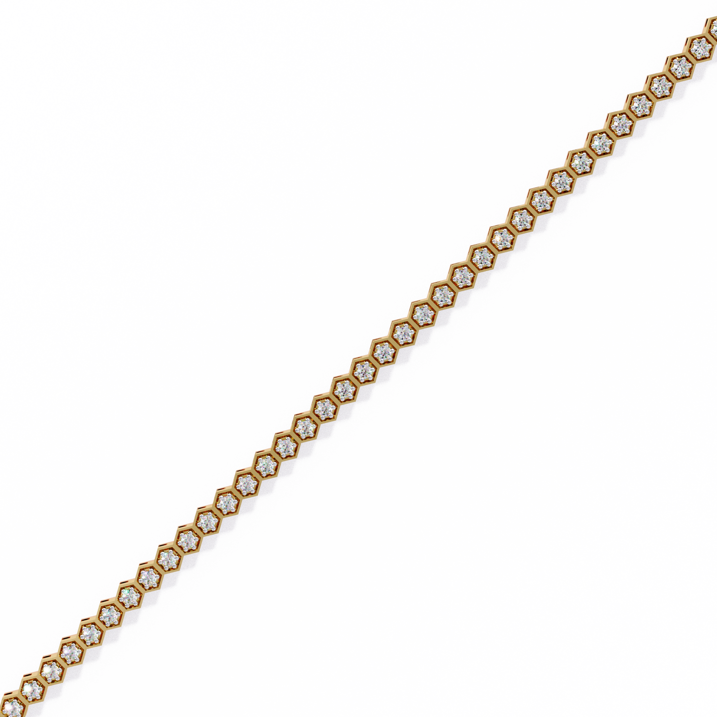 Arqline Row Diamond Bracelet