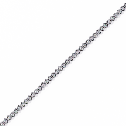 Arqline Row Diamond Bracelet
