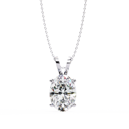 Celestia d’Orleans oval Solitaire Pendant