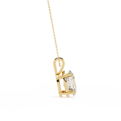 Celestia d’Orleans oval Solitaire Pendant