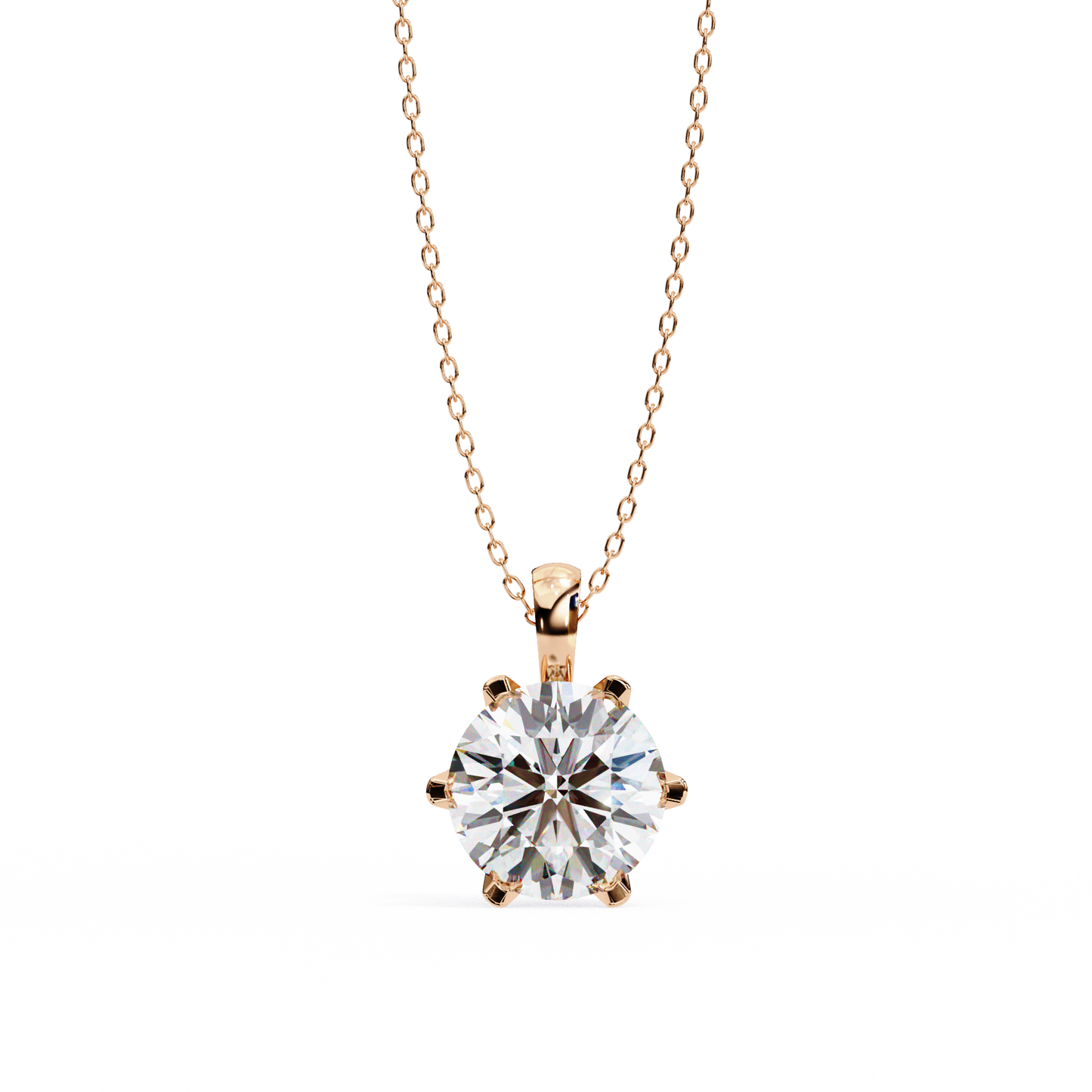 Duchess Arionne Round Solitaire Pendant