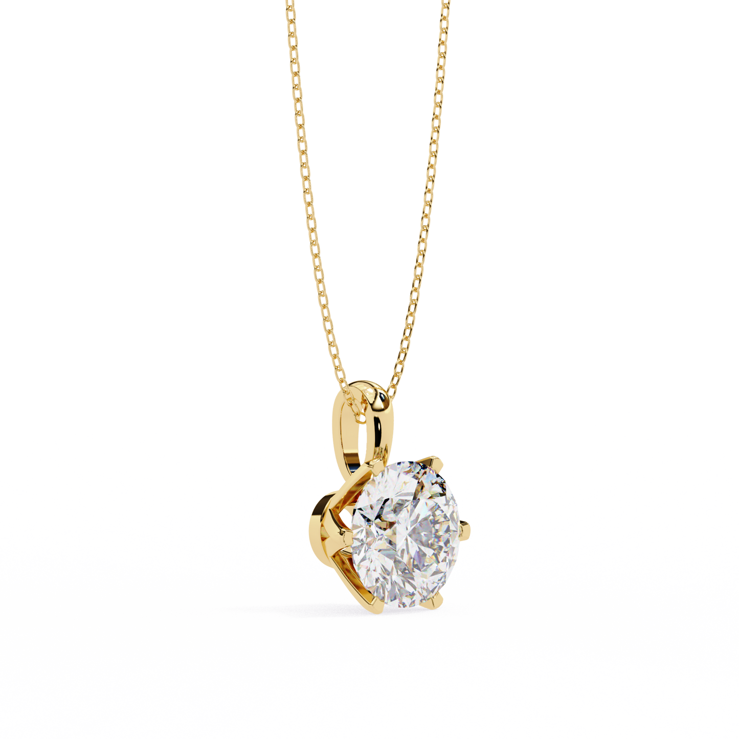 Duchess Arionne Round Solitaire Pendant