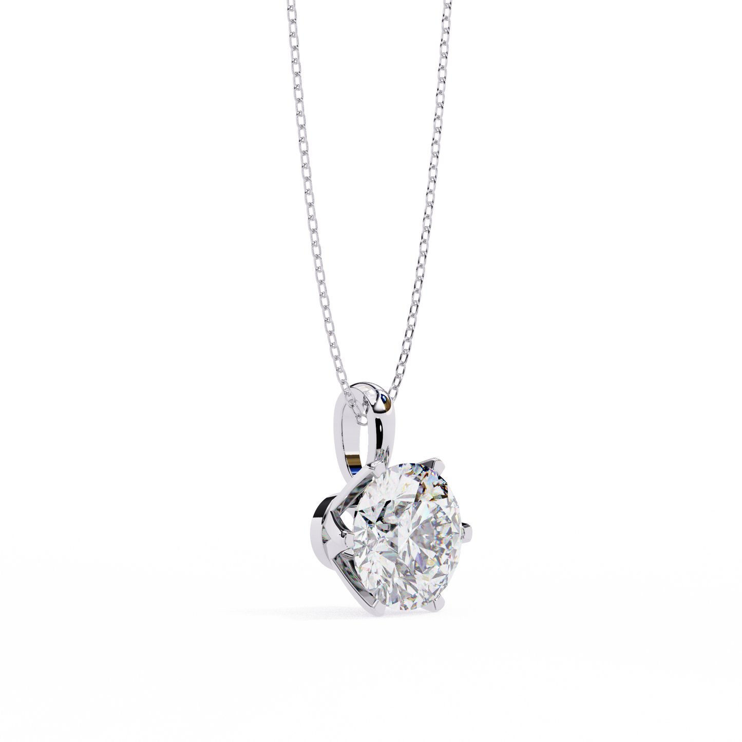 Duchess Arionne Round Solitaire Pendant