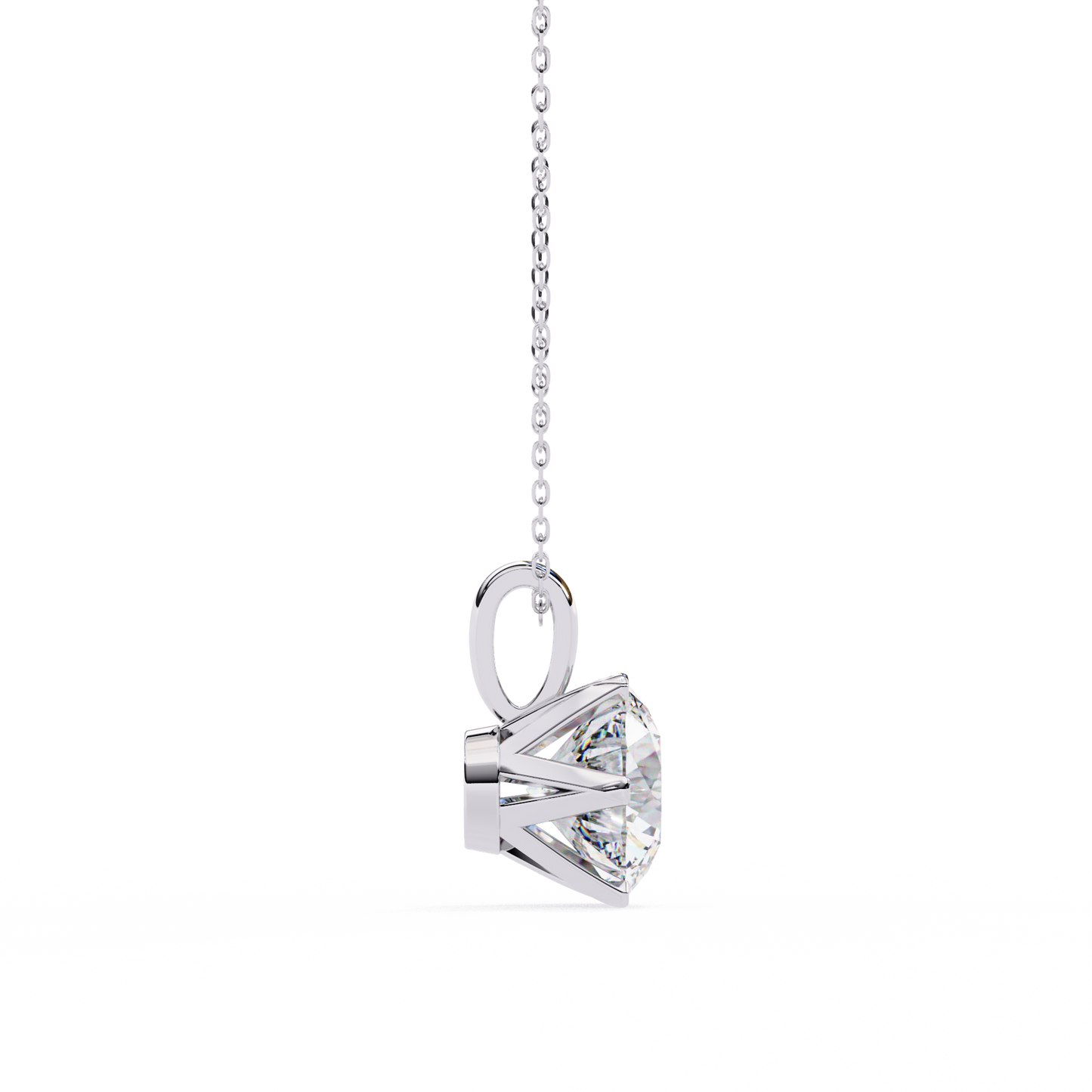 Duchess Arionne Round Solitaire Pendant