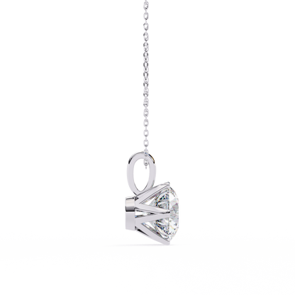 Duchess Arionne Round Solitaire Pendant