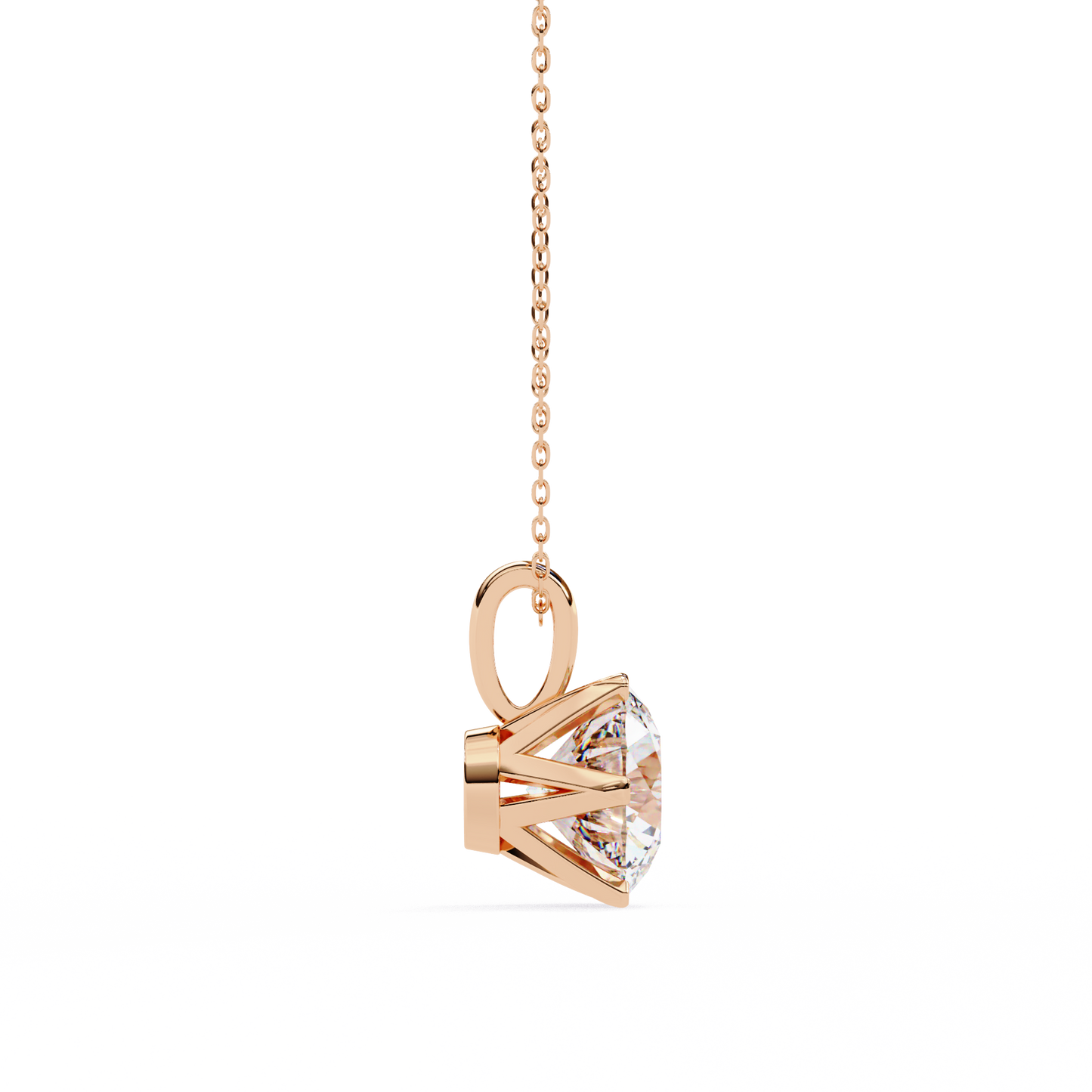 Duchess Arionne Round Solitaire Pendant