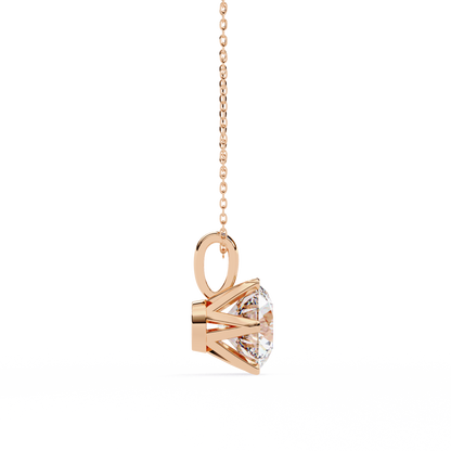 Duchess Arionne Round Solitaire Pendant