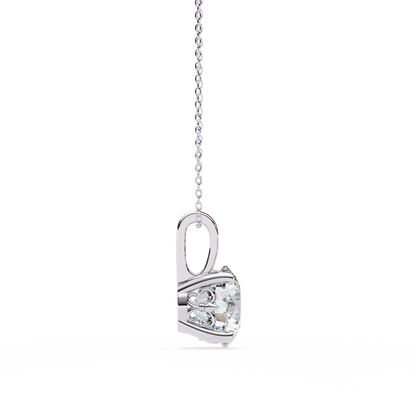 Prima Veridienne Round Solitaire Pendant