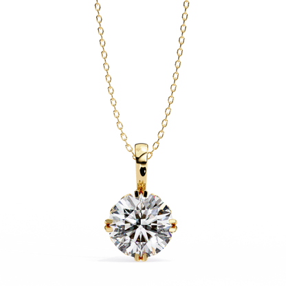 Astrelline Haute Round Diamond Pendant