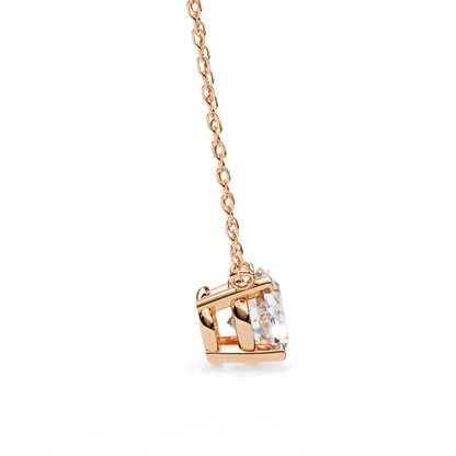 Belgravia Oval Solitaire Pendant