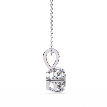 Aurelia Monarque Round Solitaire Pendant