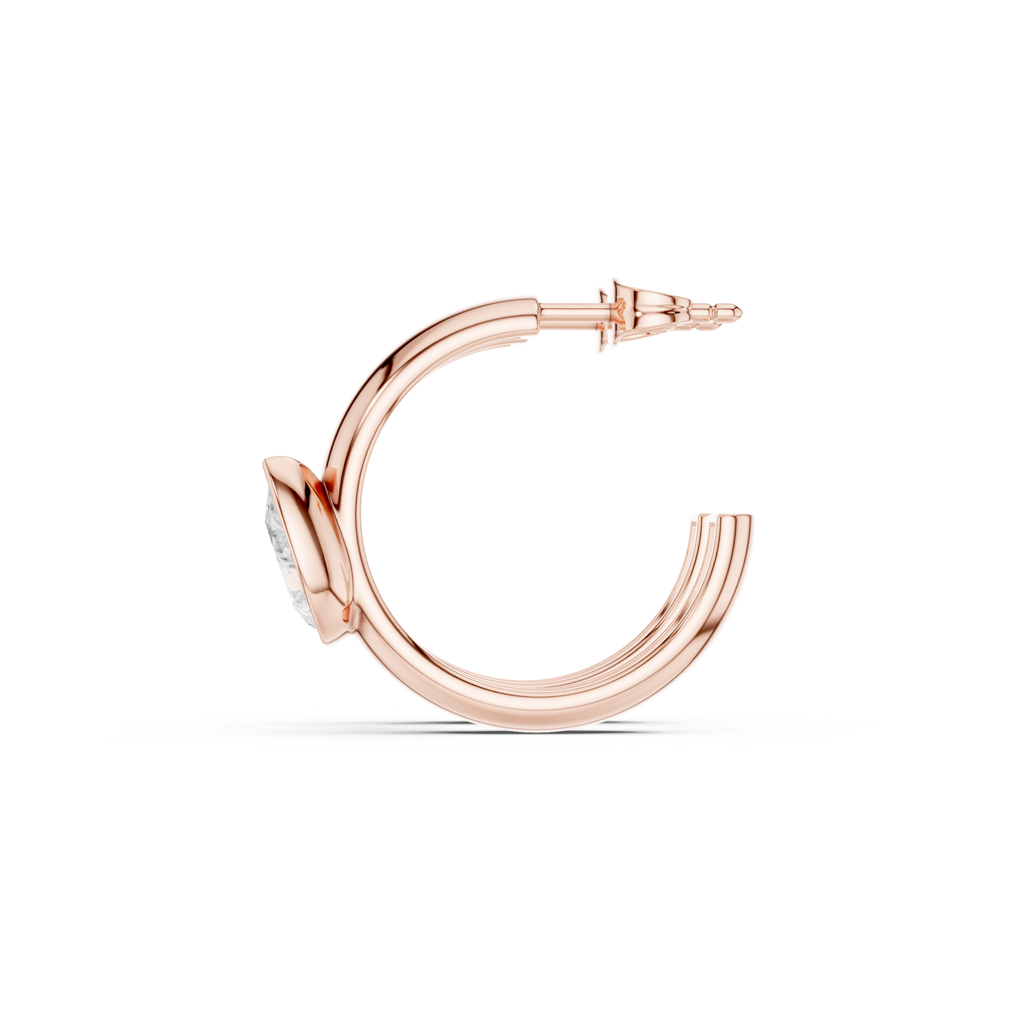 Golden Amore Diamond Earrings