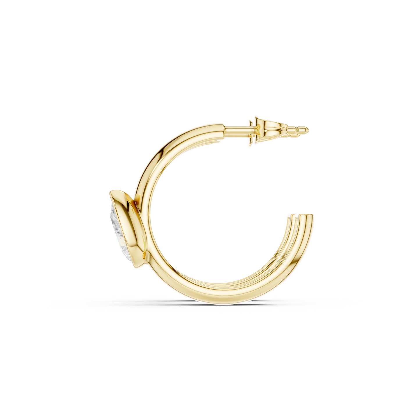Golden Amore Diamond Earrings