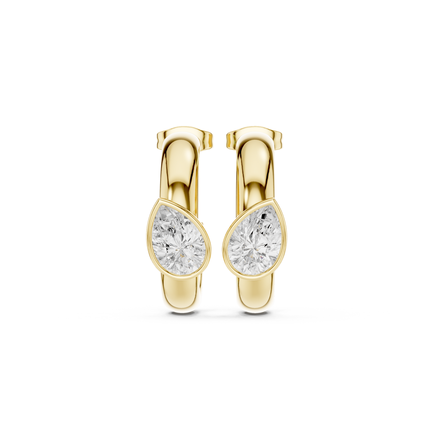 Golden Amore Diamond Earrings