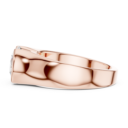 Sceptre Solitaire Ring for Men