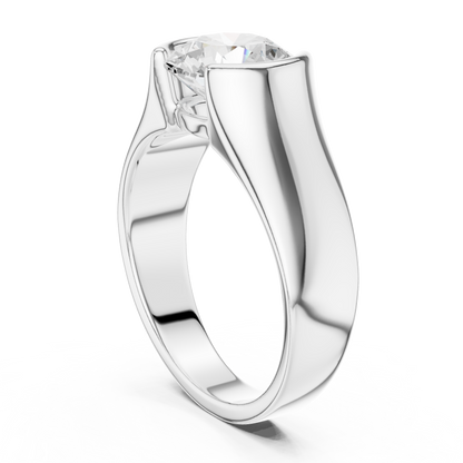 Sceptre Solitaire Ring for Men