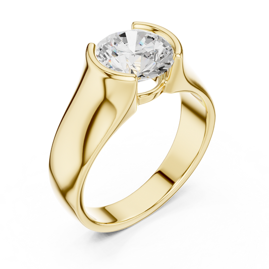 Sceptre Solitaire Ring for Men