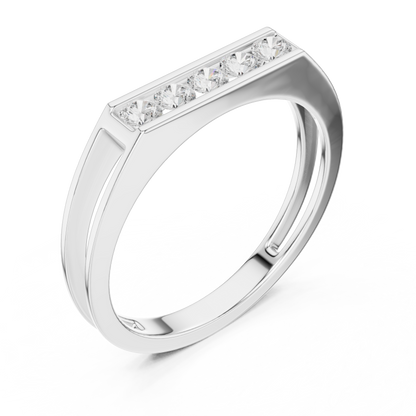 Cavalier Diamond Ring for Men