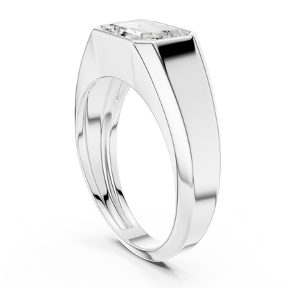 Echelon Solitaire Diamond Ring for Men