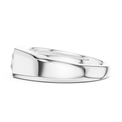 Rune Solitaire Diamond Ring for Men