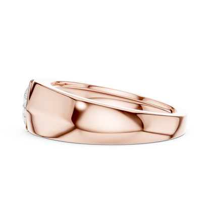 Forge Solitaire Diamond Ring for Men
