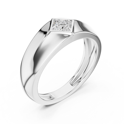 Forge Solitaire Diamond Ring for Men