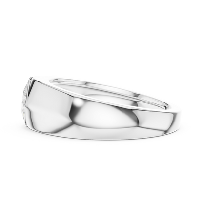 Forge Solitaire Diamond Ring for Men