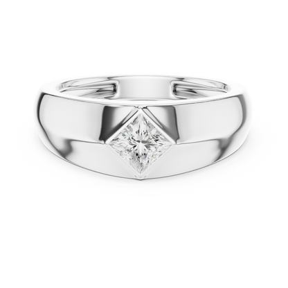 Forge Solitaire Diamond Ring for Men