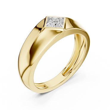 Forge Solitaire Diamond Ring for Men
