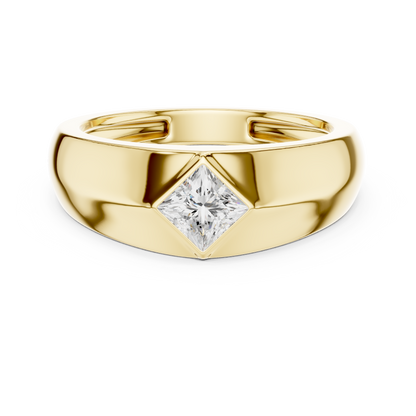 Forge Solitaire Diamond Ring for Men