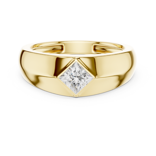 Forge Solitaire Diamond Ring for Men