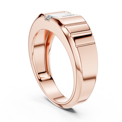 Elan Solitaire Diamond Ring for Men