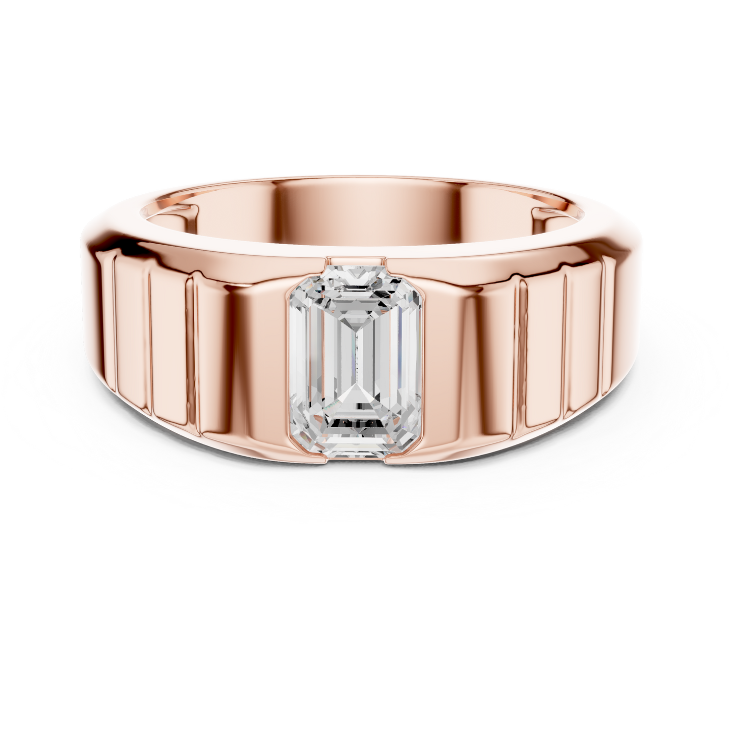 Elan Solitaire Diamond Ring for Men