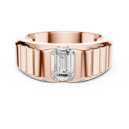 Elan Solitaire Diamond Ring for Men