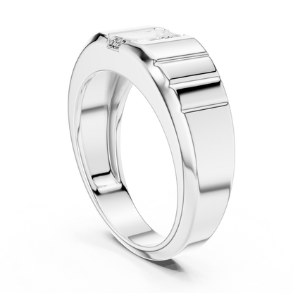 Elan Solitaire Diamond Ring for Men