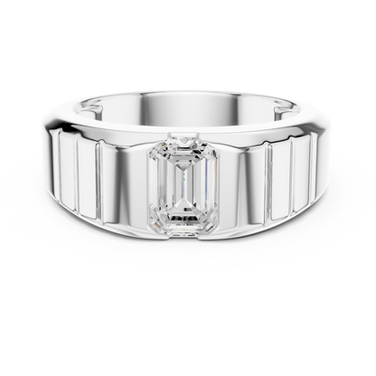 Elan Solitaire Diamond Ring for Men