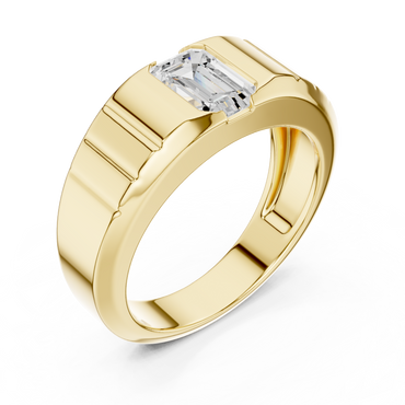 Elan Solitaire Diamond Ring for Men