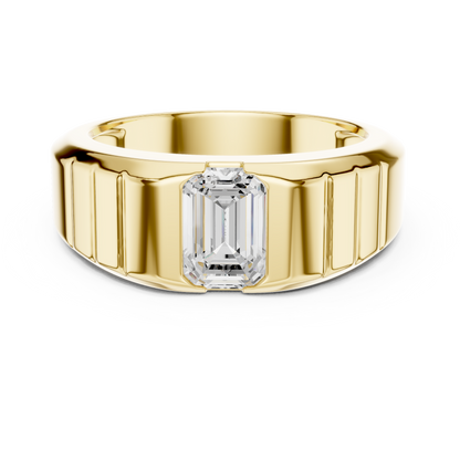 Elan Solitaire Diamond Ring for Men