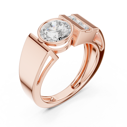 Roux Solitaire Diamond Ring for Men
