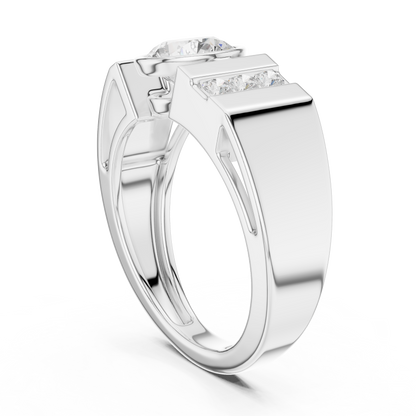 Roux Solitaire Diamond Ring for Men