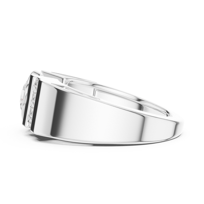 Roux Solitaire Diamond Ring for Men