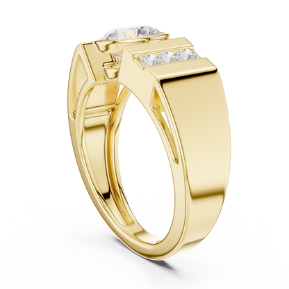 Roux Solitaire Diamond Ring for Men