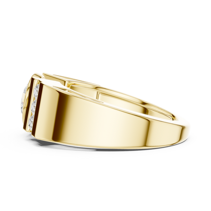 Roux Solitaire Diamond Ring for Men