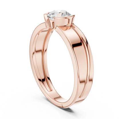 Zephyr Solitaire Diamond Ring for Men